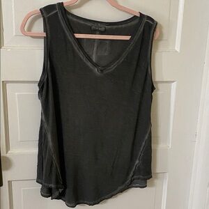 Zenana Outfitters Charcoal Gray Top